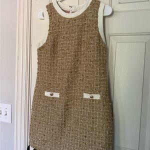 NWT Endless Rose Tan and Cream Formal Dress